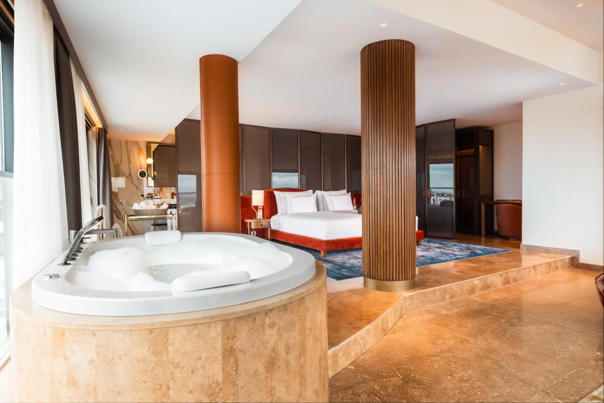 Glens Palas Istanbul Nisantasi Exterior foto A suite at the hotel